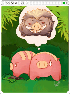 Carta Bebê Selvagem